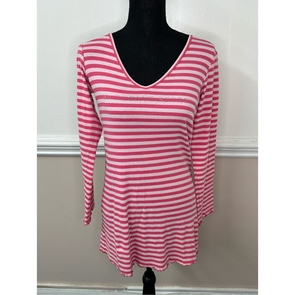 Victoria’s Secret Stripe Long Sleeve T-Shirt Dress Size Small